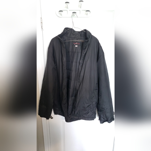 Unisex Alpinetek black jacket coat, size large, unisex. - Picture 4 of 16